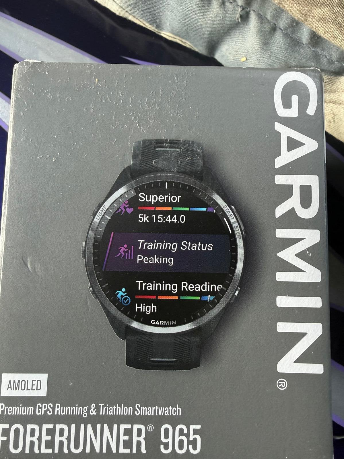 Garmin forerunner 965, Ophalen of Verzenden, Zo goed als nieuw, Zwart, Android