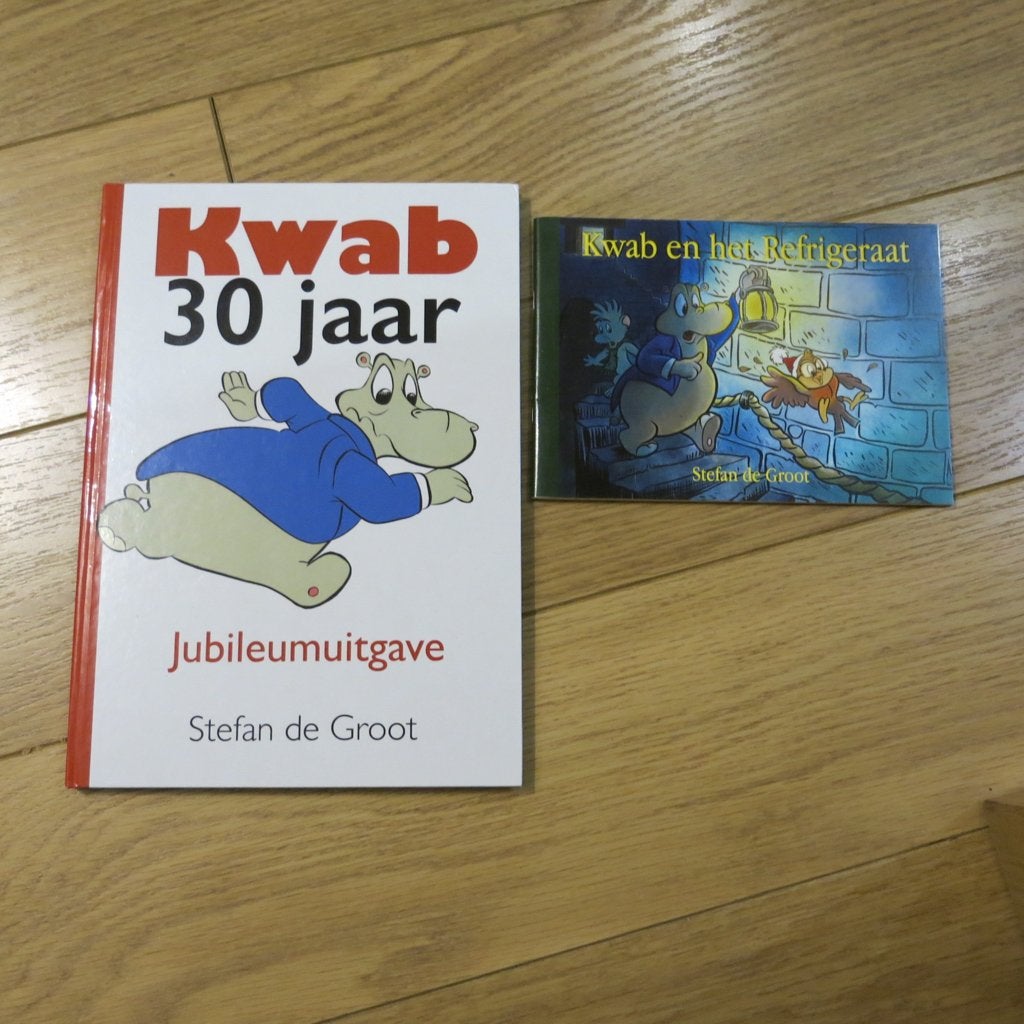 Kwab 30 jaar (HC, Stefan de Groot)+Kwab en het refrigeraat, Eén stripboek, Ophalen of Verzenden, Zo goed als nieuw