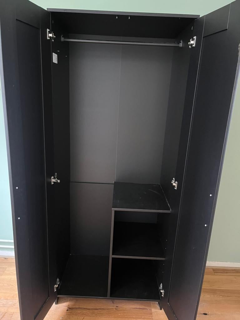 Ikea Brimnes kast zwart, Huis en Inrichting, Kasten | Kledingkasten, Ophalen, 25 tot 50 cm, 50 tot 100 cm, 150 tot 200 cm