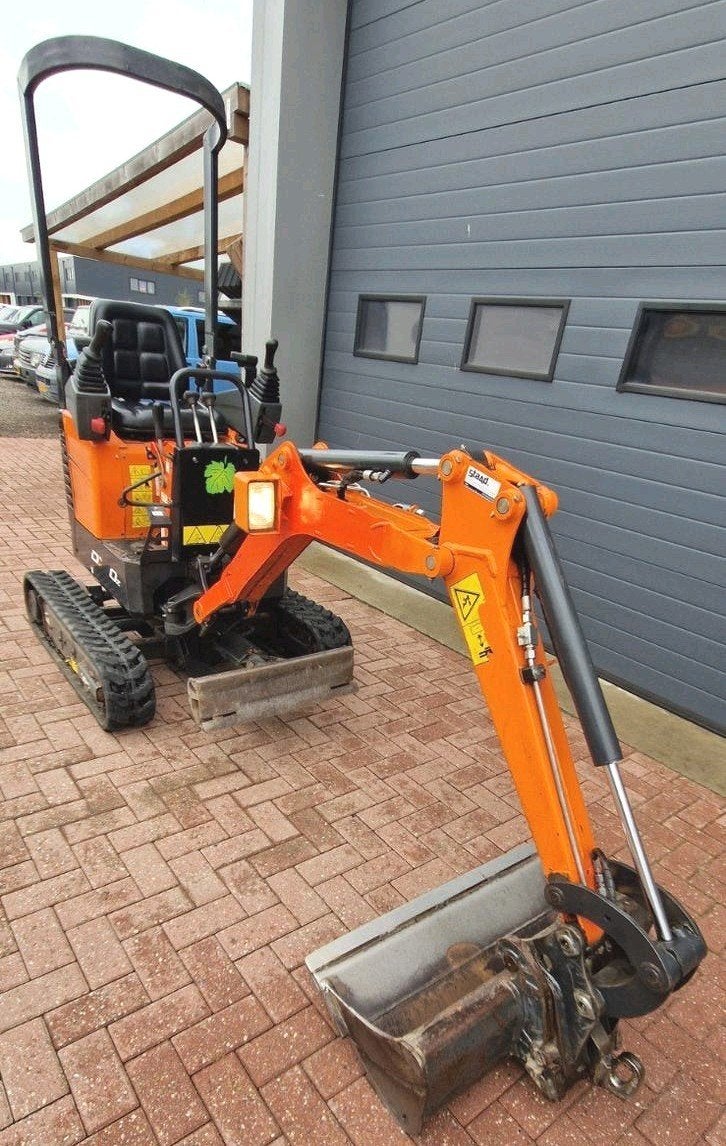 Doosan DX 10 z met 5 bakken Bj 2018, Ophalen, Graafmachine