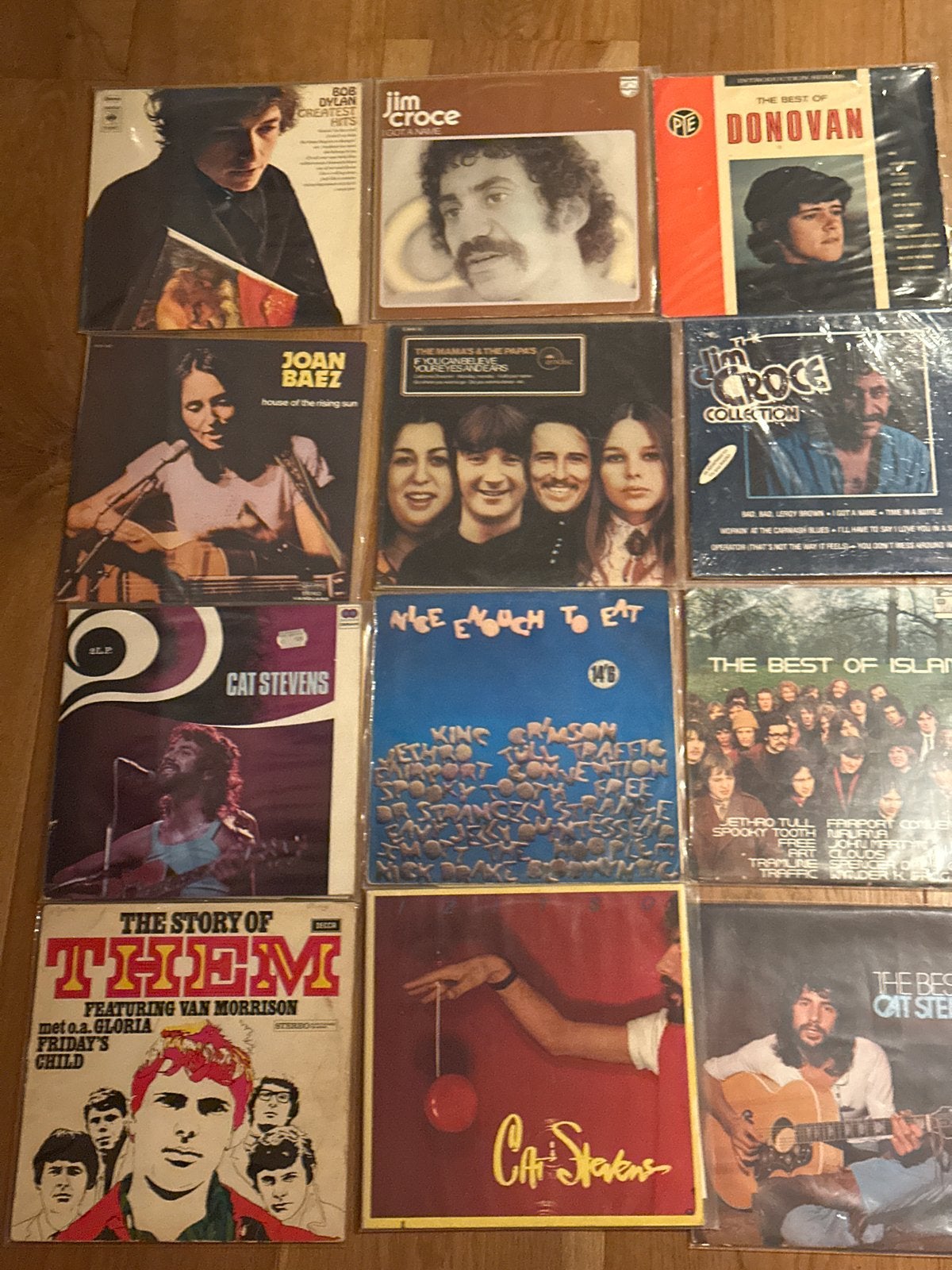 12 Folk & Folk Rock LP's uit de jaren '60 en '70, LP, Gebruikt, Ophalen of Verzenden, Complilatie