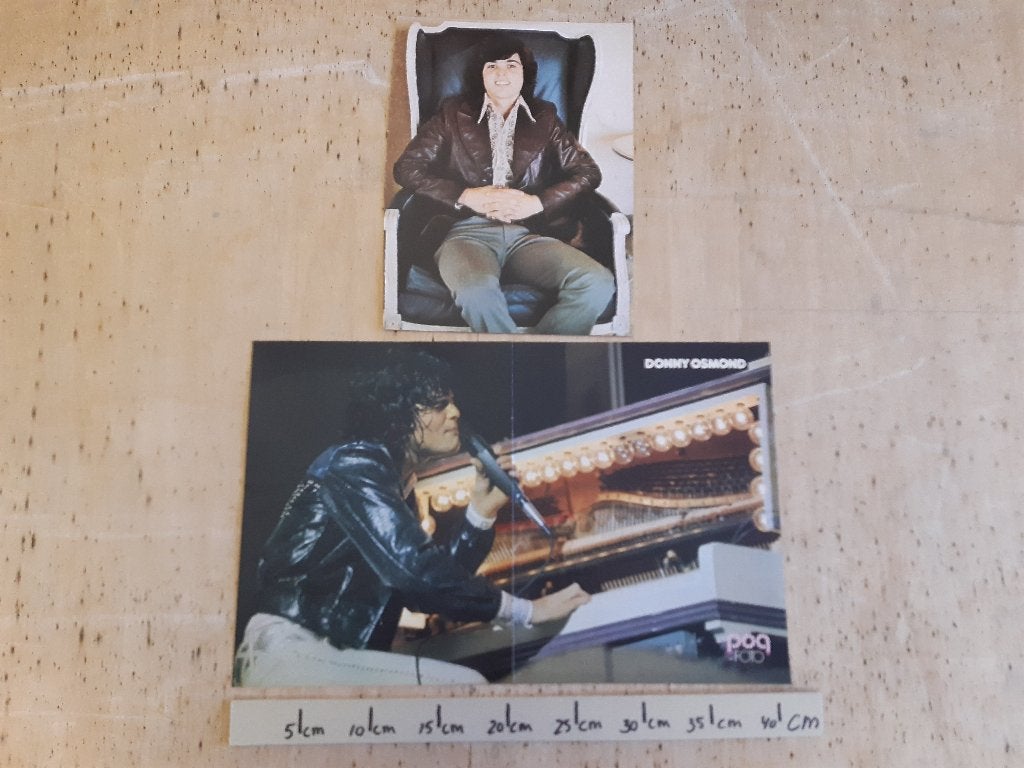 Posters Donny Osmond Popfoto Maat A3 en A4, Rechthoekig Liggend, Ophalen of Verzenden, Zo goed als nieuw, A1 t/m A3