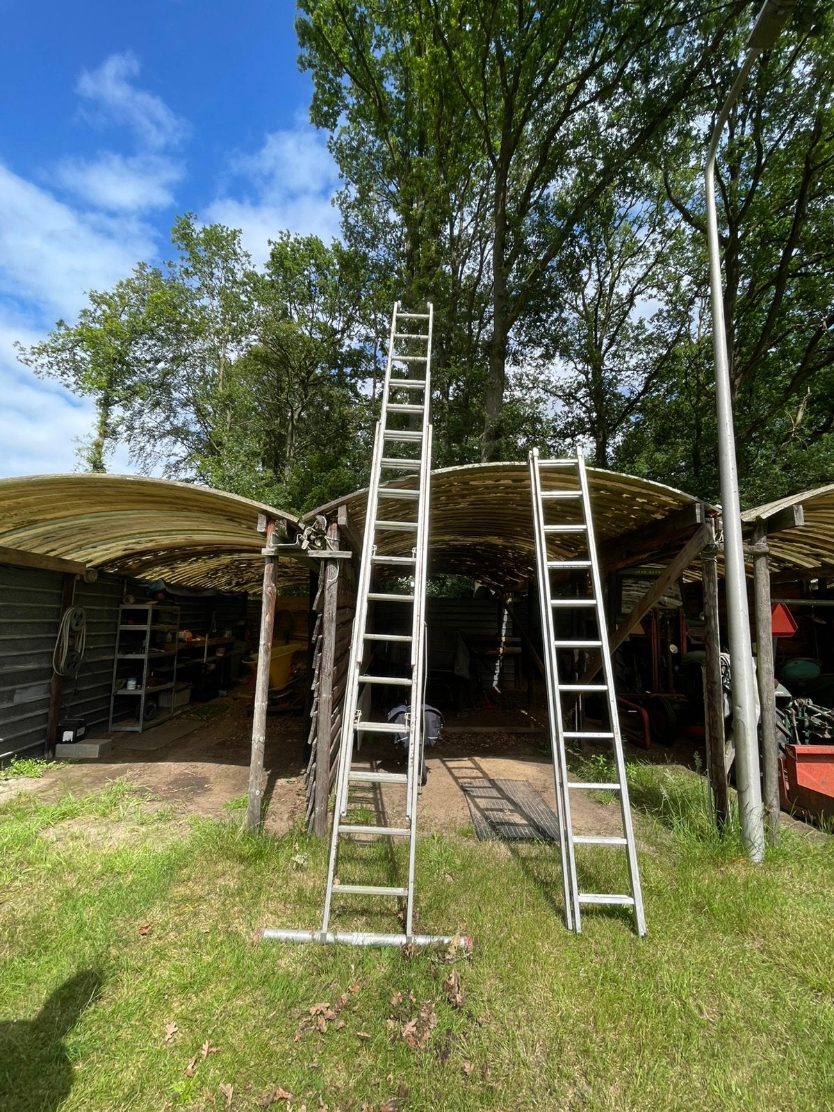3 delige ladder  ladder 3 delig, Ophalen, Gebruikt, Ladder, 4 meter of meer