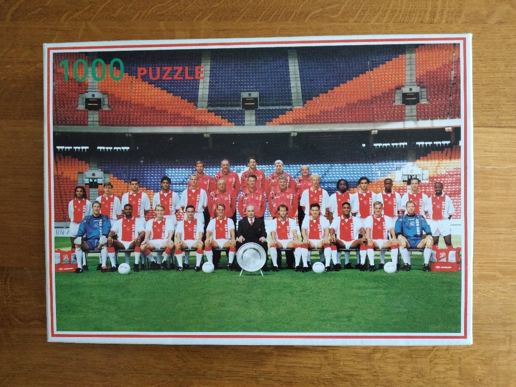Puzzel - Ajax, Ophalen of Verzenden, 500 t/m 1500 stukjes, Gebruikt, Legpuzzel