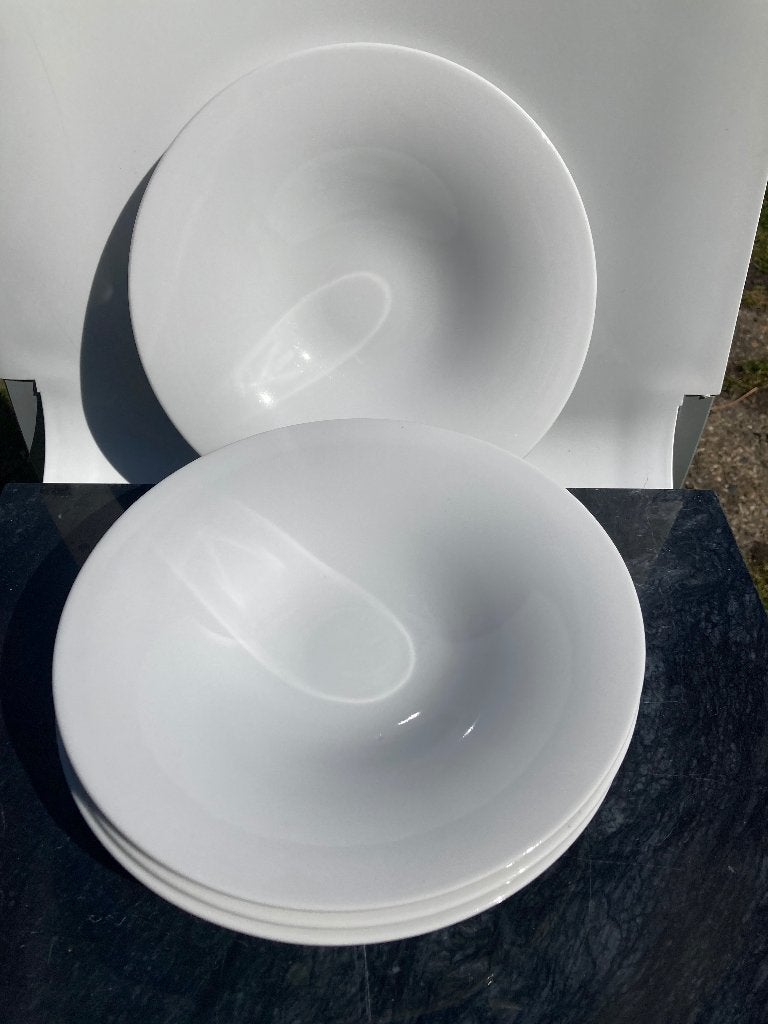 Alessi design Toyo Ito 10 borden wit porselein, N, Ophalen of Verzenden, Zo goed als nieuw, Overige stijlen