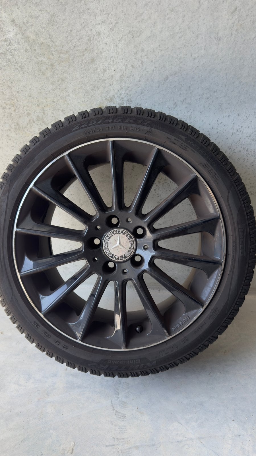 17 inch AMG-look velgen met banden, Auto-onderdelen, Banden en Velgen, Ophalen, Gebruikt, Banden en Velgen, 17 inch