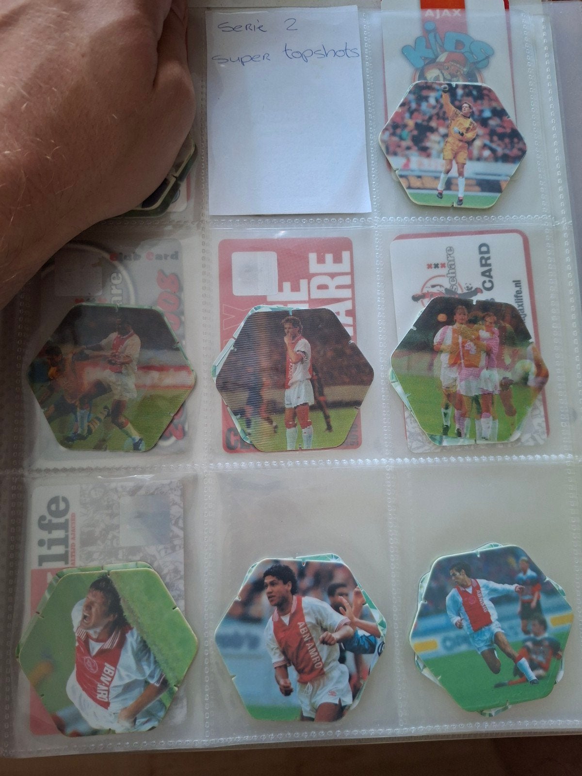 Serie 2 : Super top shots Ajax (Compleet), Verzamelen, Ophalen of Verzenden