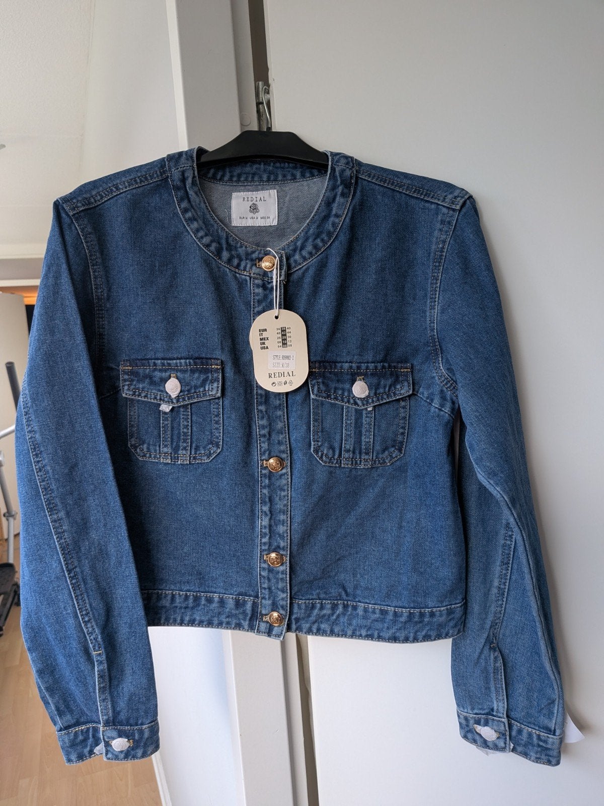 Redial spijkerjasje maat M/38, Maat 38/40 (M), Redial, Blauw, Nieuw