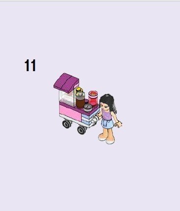 Lego Friends: Cupcake kraam 30396, Lego, Friends, Ophalen of Verzenden, Zo goed als nieuw