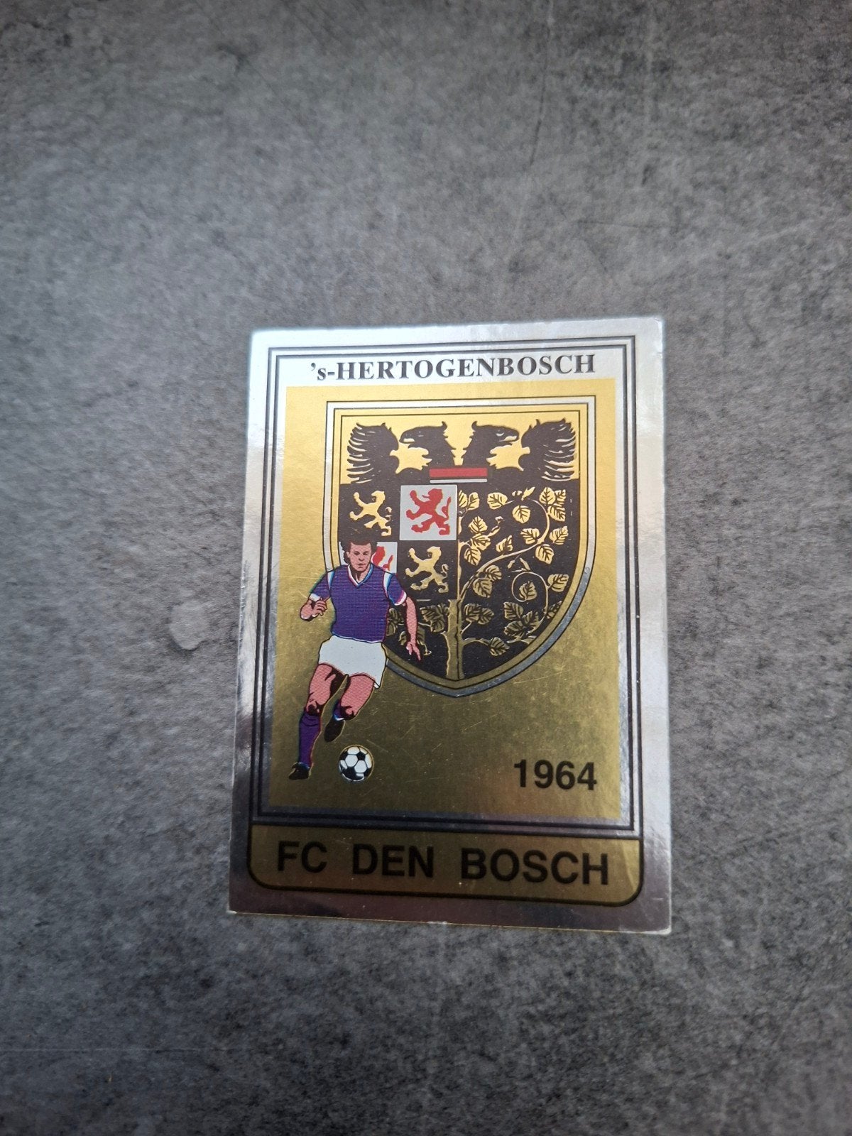 Panini sticker Voetbal 85. Embleem FC den Bosch., Ophalen of Verzenden, Zo goed als nieuw, Sticker