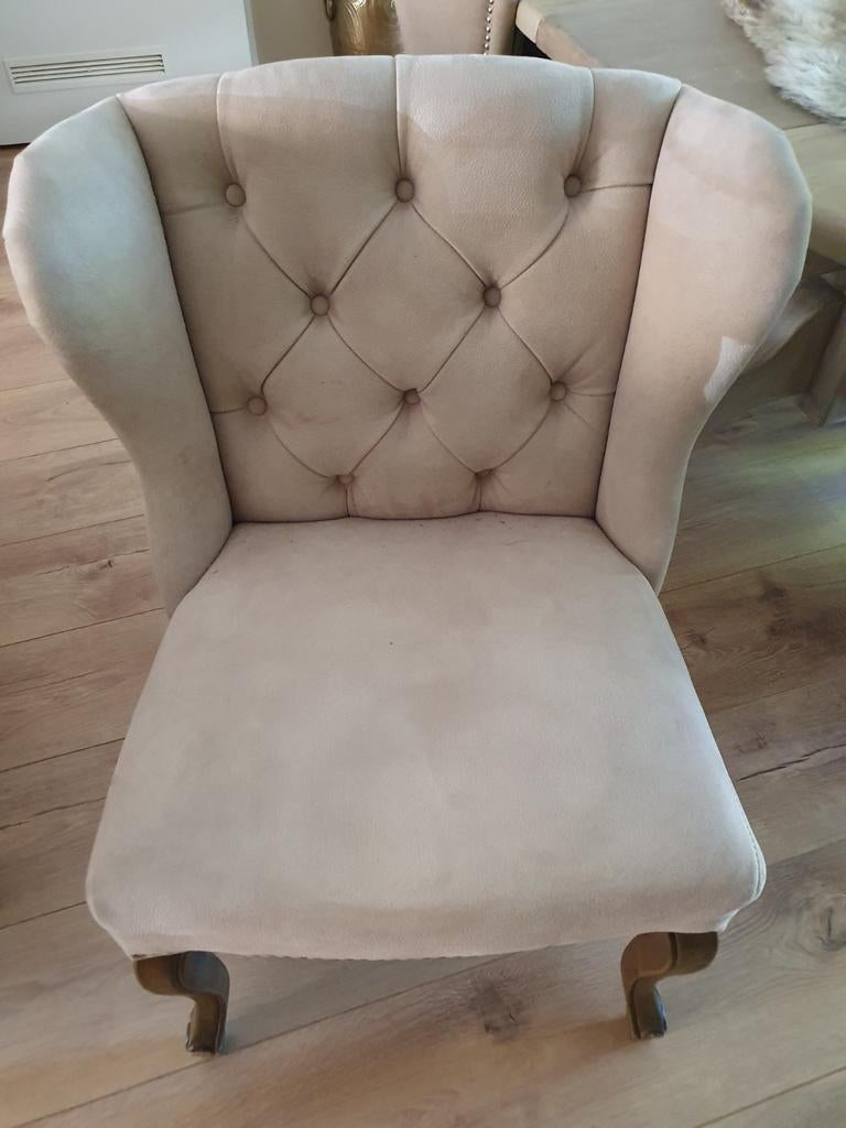 4 mooie eetkamerstoelen van het merk Dubbelman, Huis en Inrichting, Stoelen, Gebruikt, Overige kleuren, Klassiek, Ophalen of Verzenden