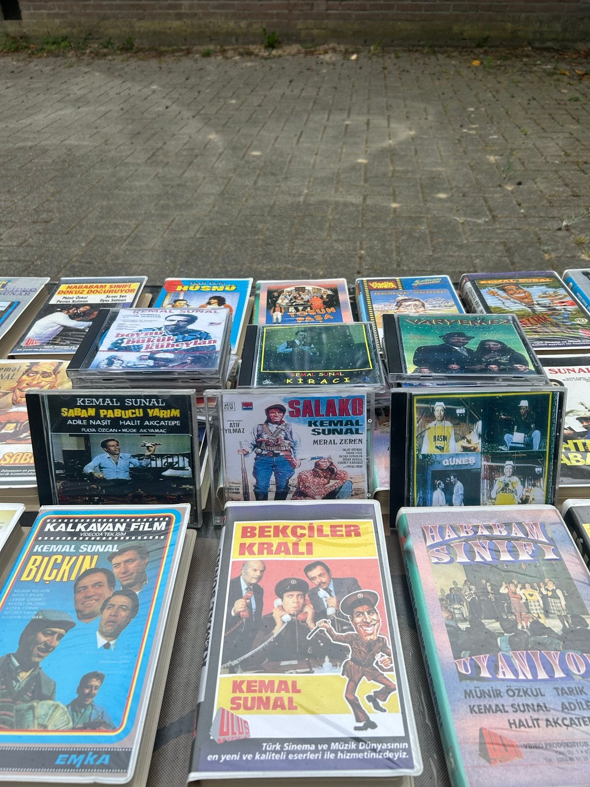 Grote collectie Turkse VHS-films met Kemal Sunal, Ophalen, Gebruikt, Alle leeftijden, Turks