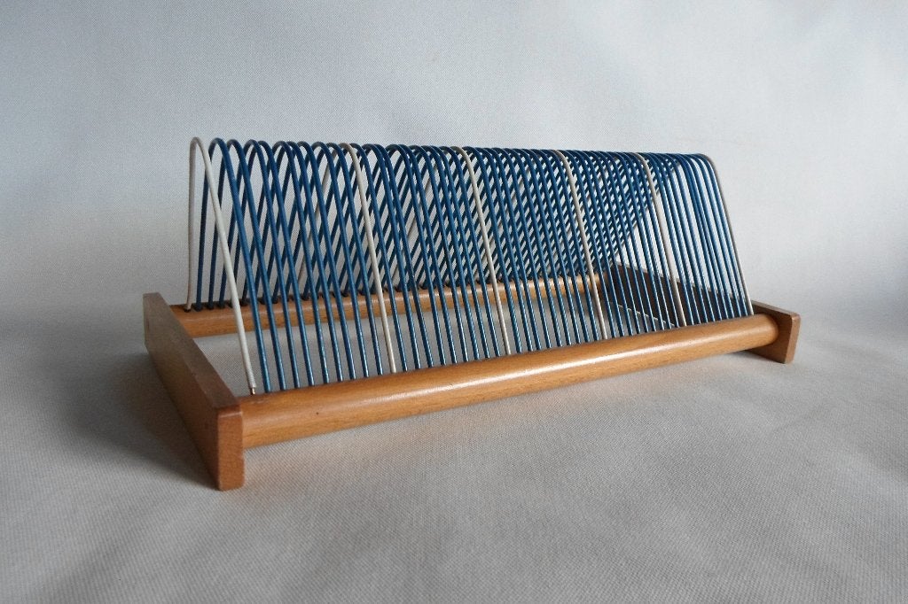 Vintage Rek Voor Singeltjes, Ophalen of Verzenden, Huis en Inrichting