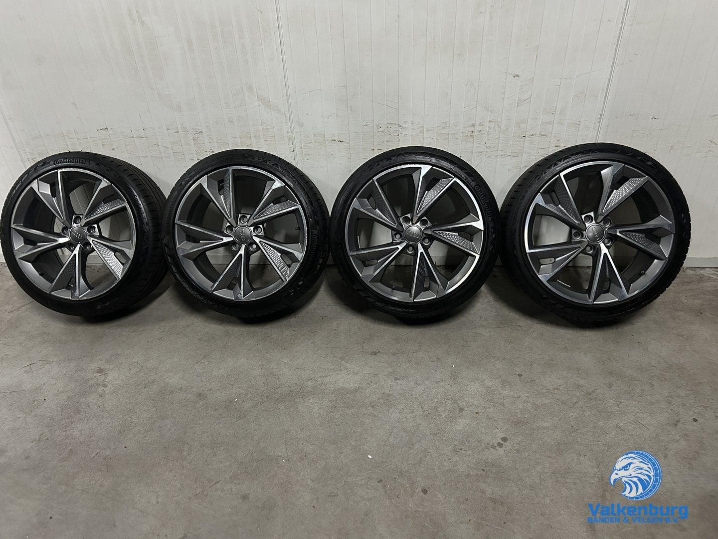 6-7mm! Audi A3 S3 RS6 Look 18 inch velgen 5x112 zomerbanden, 18 inch, Gebruikt, -, -