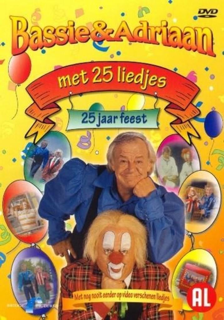 Bassie en Adriaan met 25 liedjes Originele DVD Nieuw, Alle leeftijden, Ophalen of Verzenden, Nieuw in verpakking, Tv fictie