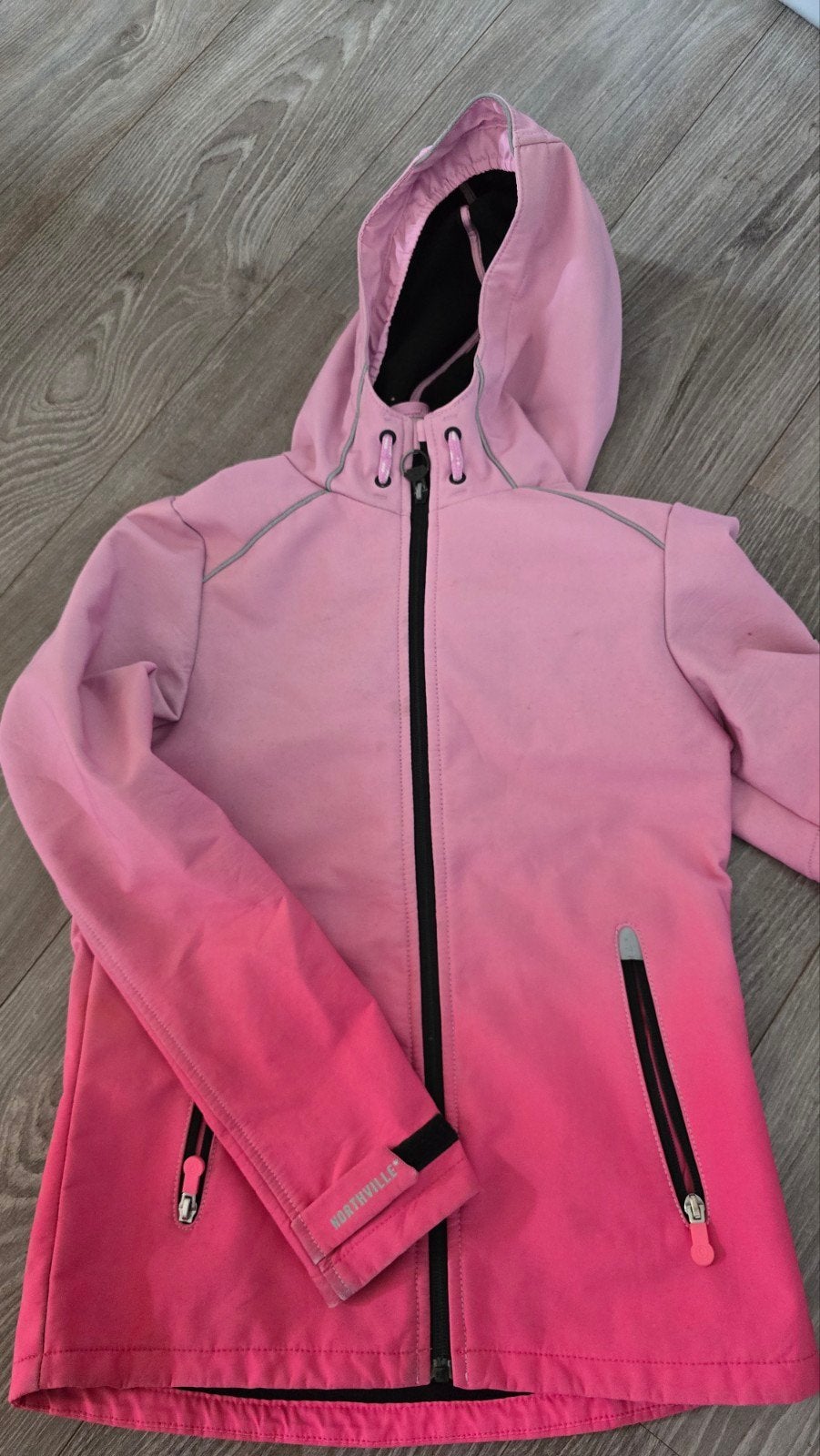 Roze softshell jas maat 152, Gebruikt, Meisje, Ophalen of Verzenden, Northville