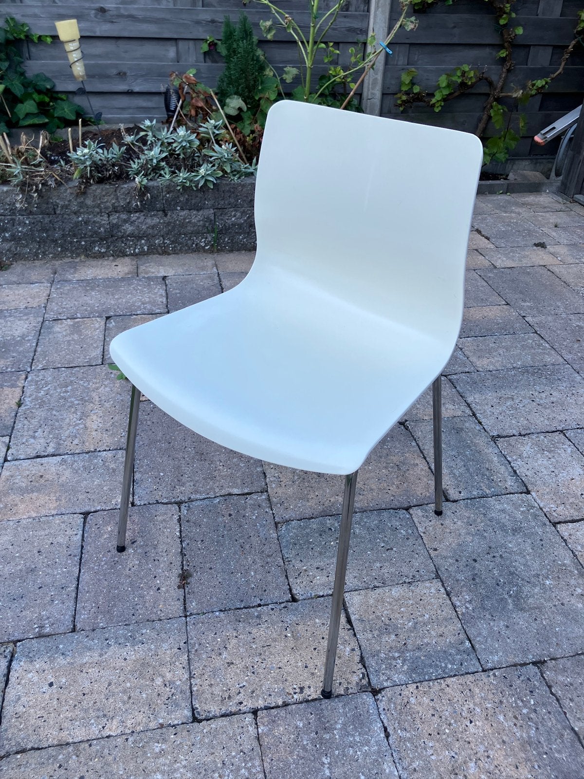Witte eetkamerstoelen Erland (Ikea), Huis en Inrichting, Ophalen, Wit