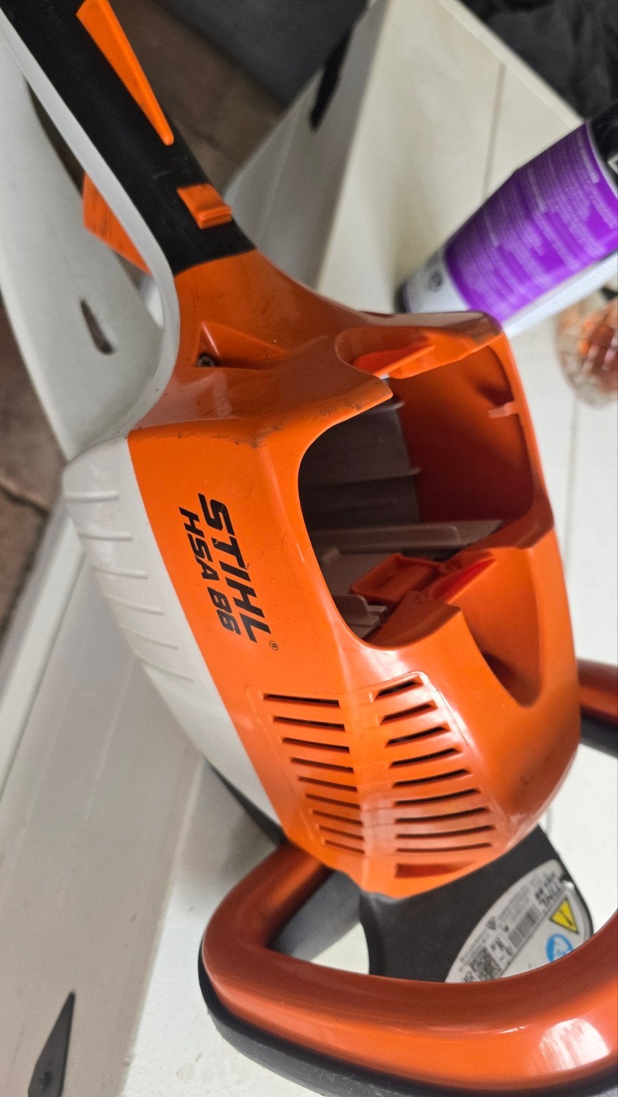 stihl accu heggeschaar voor onderdelen, Ophalen, Gebruikt, Accu