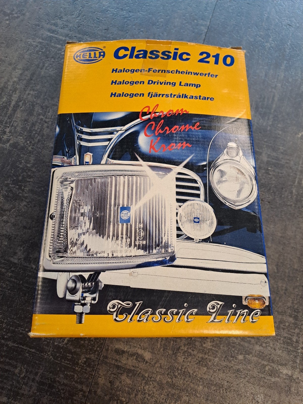 Hella Classic 210 Halogeen Verstraler - Chroom, Ophalen of Verzenden
