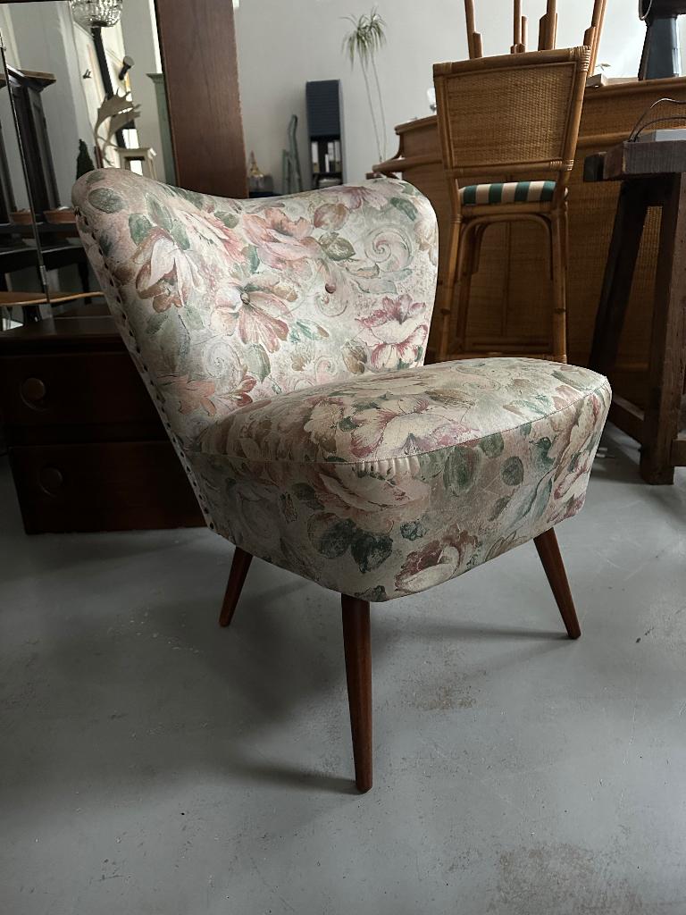 SALE: Vintage cocktail chair, antieke club fauteuil, Ophalen