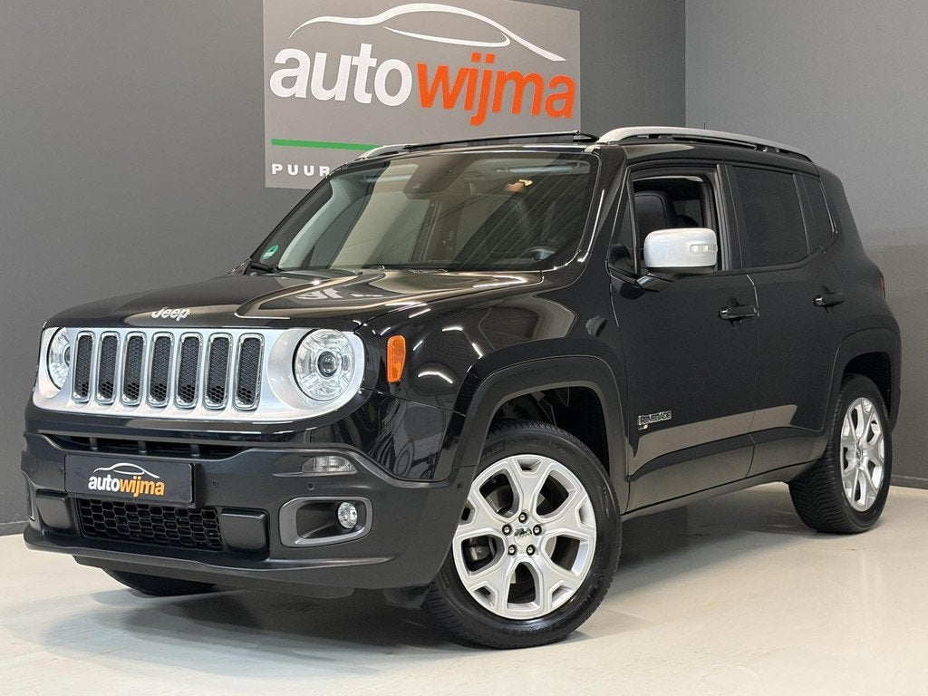 Jeep Renegade 1.4 MultiAir 170pk Limited 4x4 Automaat Leder,, Automaat, Stof, Gebruikt, 4 cilinders