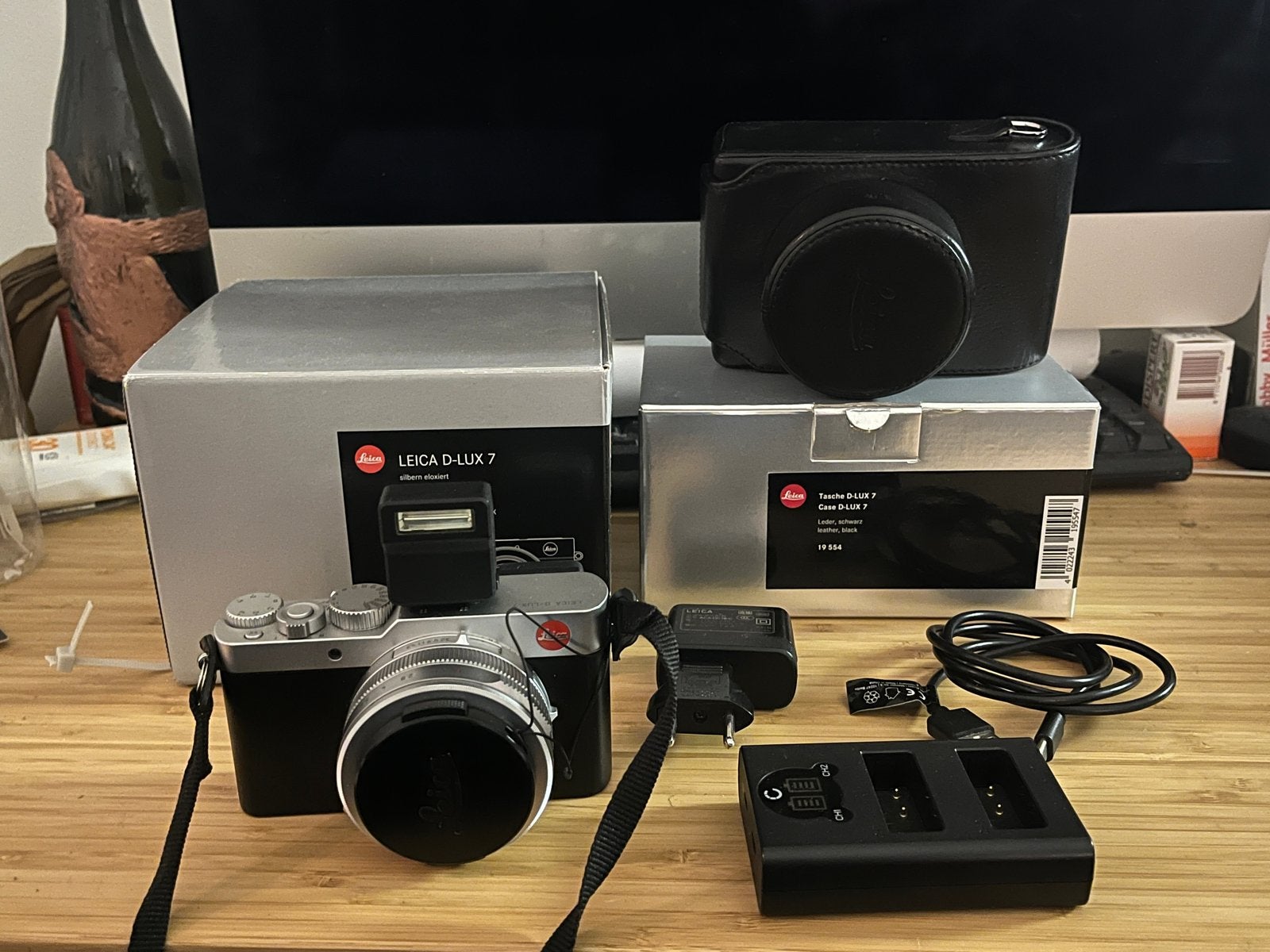 Leica D-Lux 7 compactcamera met accessoires, Leica, Ophalen of Verzenden, Zo goed als nieuw, Compactcamera