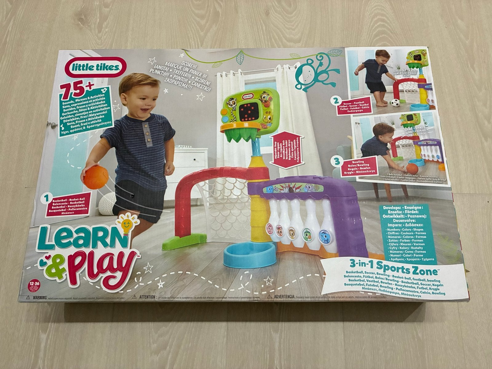 Little Tikes Learn & Play 3-in-1 Sports Zone - Nieuw!, Ophalen, Nieuw, Overige typen, Met geluid