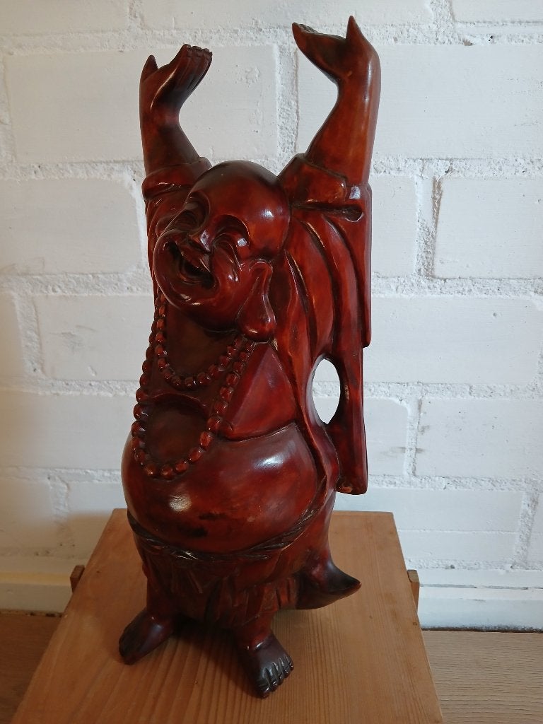 Japanese traditional hichifukujinn wood carving, Ophalen of Verzenden