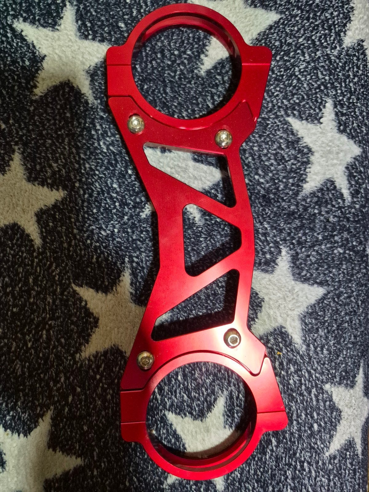 Rode Motorfiets Voorvork Stabilisator Beugel, Ophalen, Nieuw