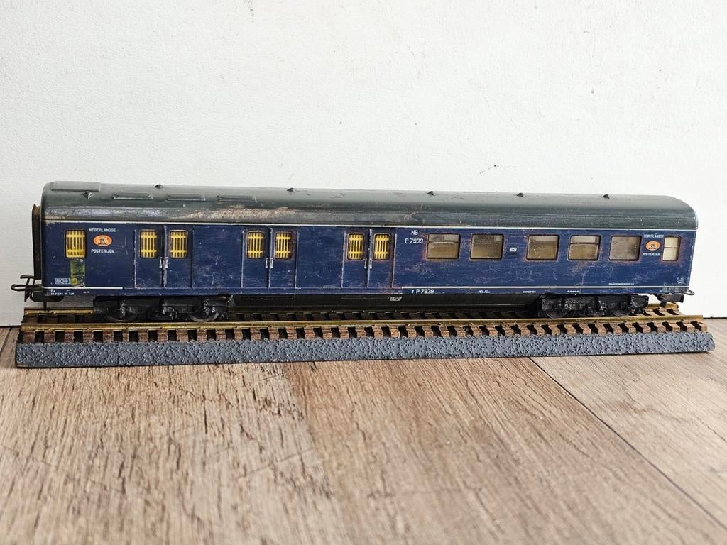 Modeltrein Ho marklin NS rijtuig bagage wagon, Wisselstroom, Wagon, Ophalen of Verzenden, NS