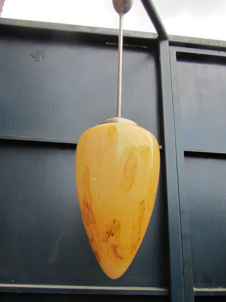 SUPER MOOIE GROTE ART DECO LAMP, Ophalen, Gebruikt, Art deco, E27 (groot)