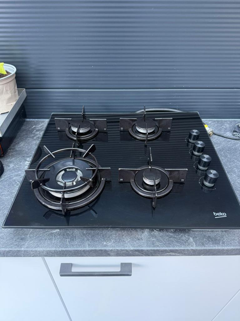 Beko Kookplaat, Ophalen, Gebruikt, 4 kookzones, Gas