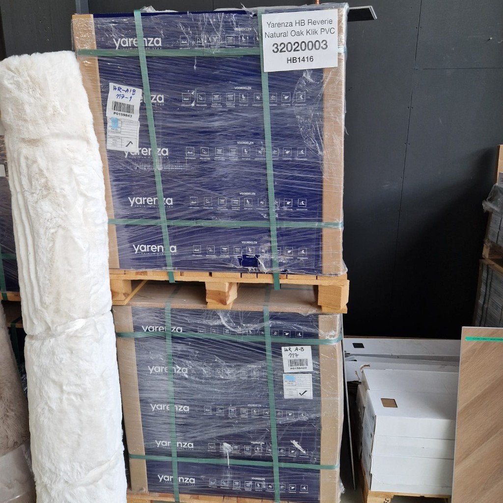 PVC klik visgraat Yarenza Reverie natural oak ultramat 160m2, Ophalen, 75 m² of meer, Overige typen, Nieuw