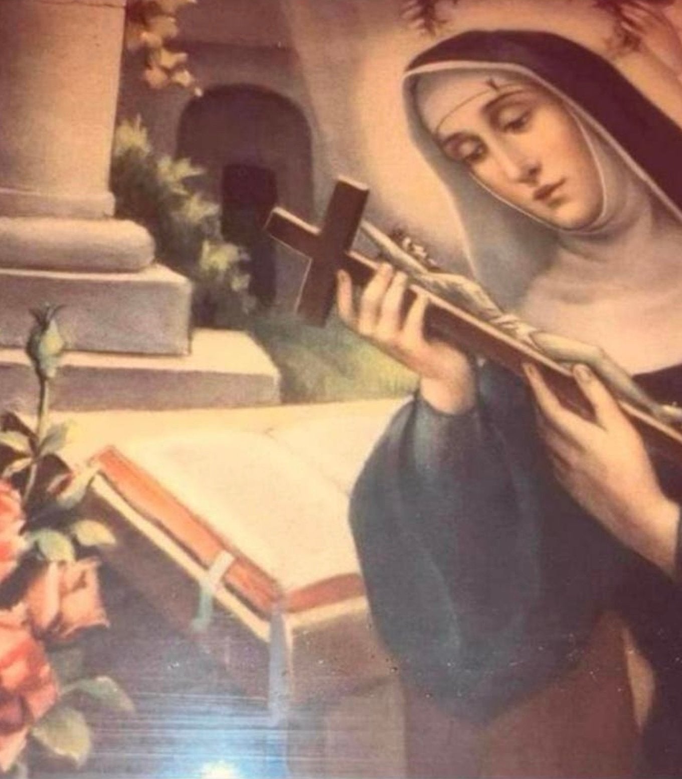 Theresia van Lisieux,mooie ingelijste prent, Ophalen