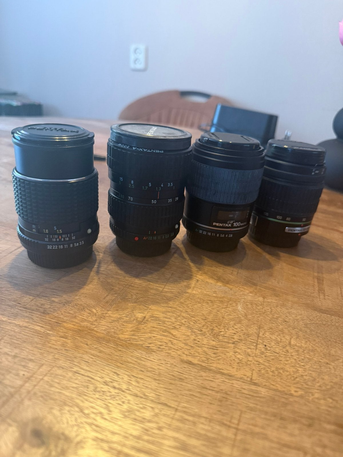 Pentax lenzen 4 stuks, Zo goed als nieuw, Zoom, Telelens, Pentax
