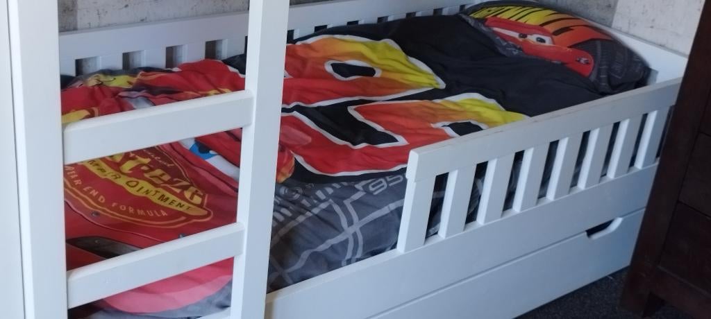 Stapelbed, Ophalen, Gebruikt, 90 cm, 160 tot 180 cm