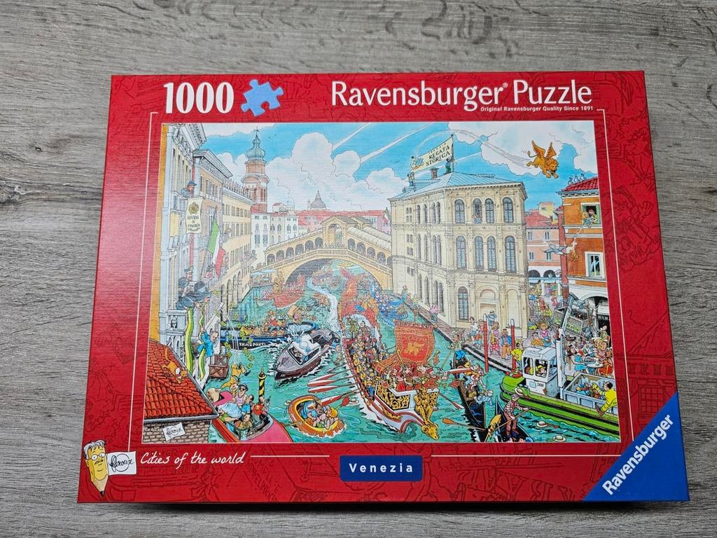 Ravensburger legpuzzel 1000stukjes Venezia, Ophalen of Verzenden, 500 t/m 1500 stukjes, Zo goed als nieuw