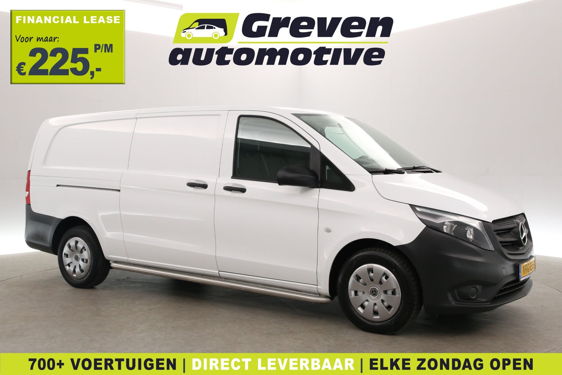 Mercedes-Benz Vito 111 CDI Extra Lang | Oprijplaat | Airco |, Voorwielaandrijving, Stof, Gebruikt, Euro 6