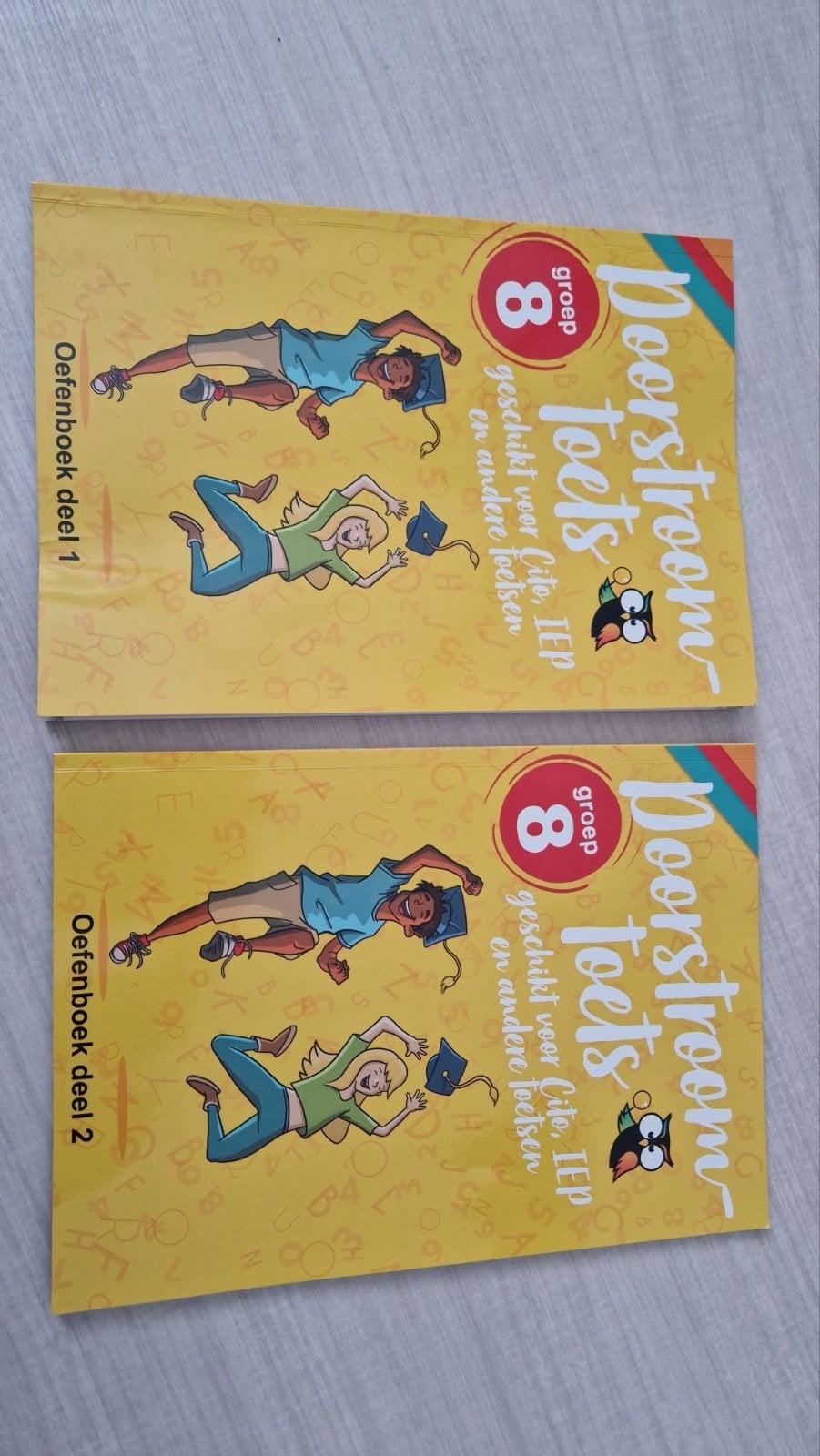 Doorstroomtoets oefenboeken groep 8 (deel 1 & 2), Ophalen of Verzenden, Zo goed als nieuw, Overige niveaus, Onbekend