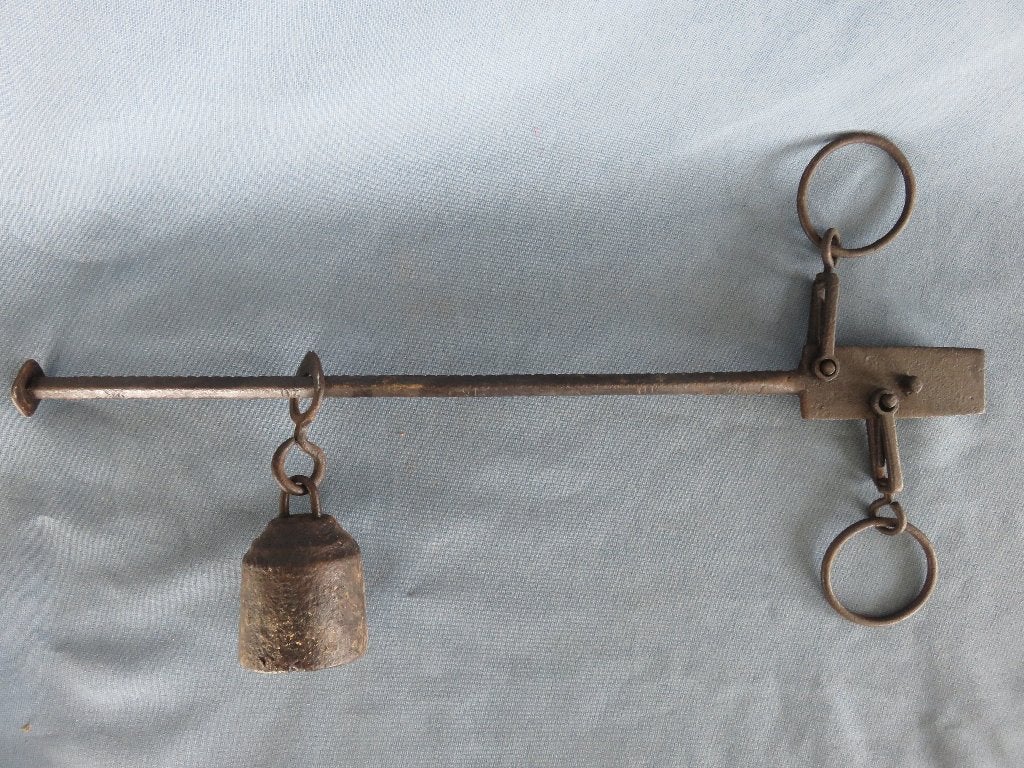Unster met gewicht in smeedijzer - 18e - 19e eeuw, Antiek en Kunst, Ophalen of Verzenden
