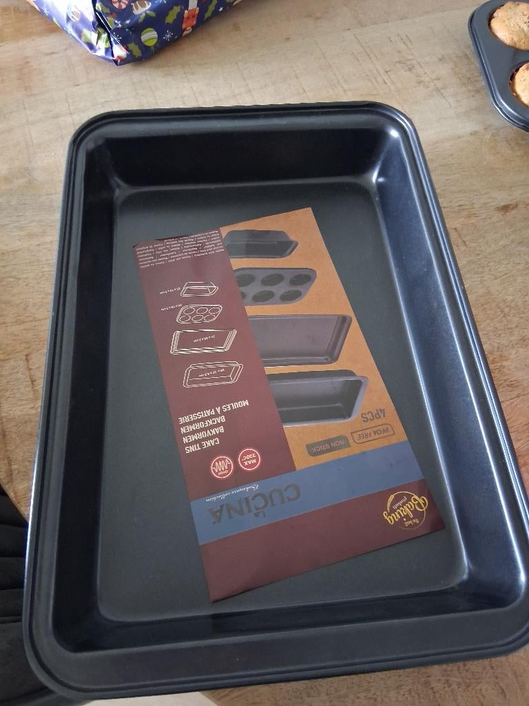 2 bakplaten, Overige typen, Nieuw, Ophalen of Verzenden, Zwart