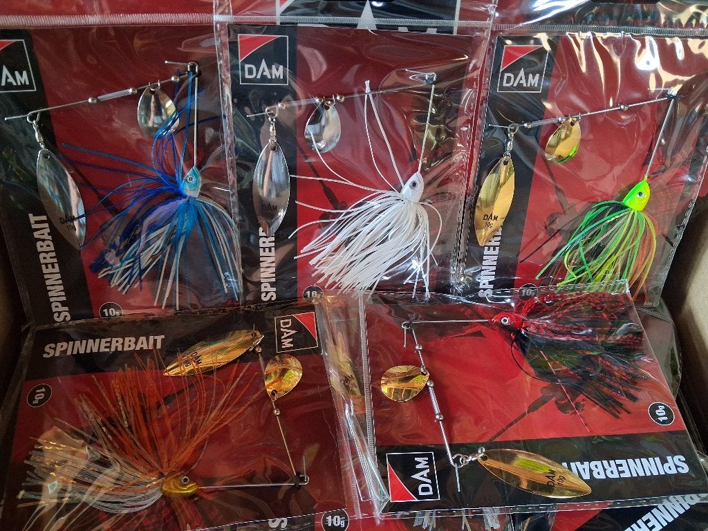 DAM Spinnerbaits 10-gram (in 5 kleuren) Nieuw binnen!, Tinstraat, Overige typen, Nieuw, Ophalen of Verzenden