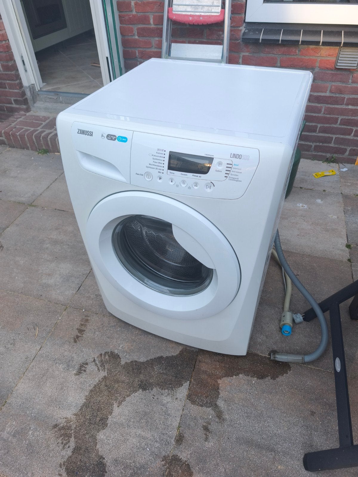 Zanussi Lindo 500, Witgoed en Apparatuur, Wasmachines, 1200 tot 1600 toeren, Gebruikt, 8 tot 10 kg, Ophalen of Verzenden