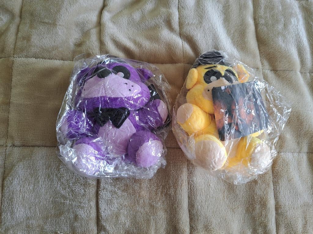 Fnaf Knuffels Golden en Shadow Freddy, Overige merken, Overige karakters, Overige typen, Nieuw