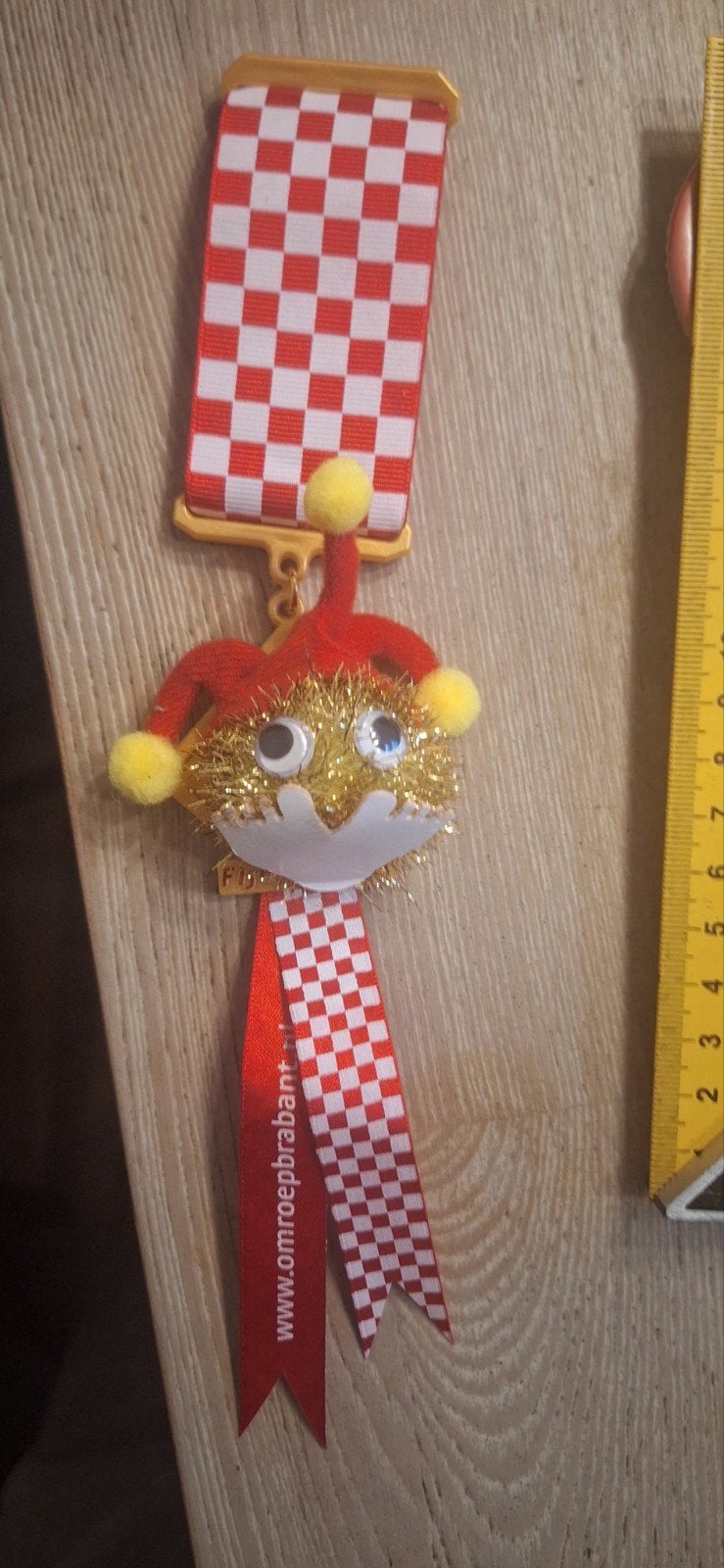 Omroep brabant fijnfisjenie wuppie medaille hanger (7626), ., Ophalen of Verzenden, Zo goed als nieuw, Overige onderwerpen