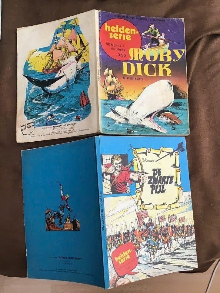 Volledige 2-delige heldenserie, Complete serie of reeks, Ophalen of Verzenden, Gelezen