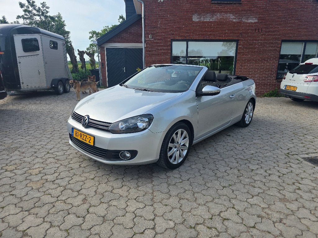 Volkswagen Golf 1.2 TSI 77KW BMT Cabrio 2011 Grijs, Voorwielaandrijving, Euro 5, Stof, 1321 kg
