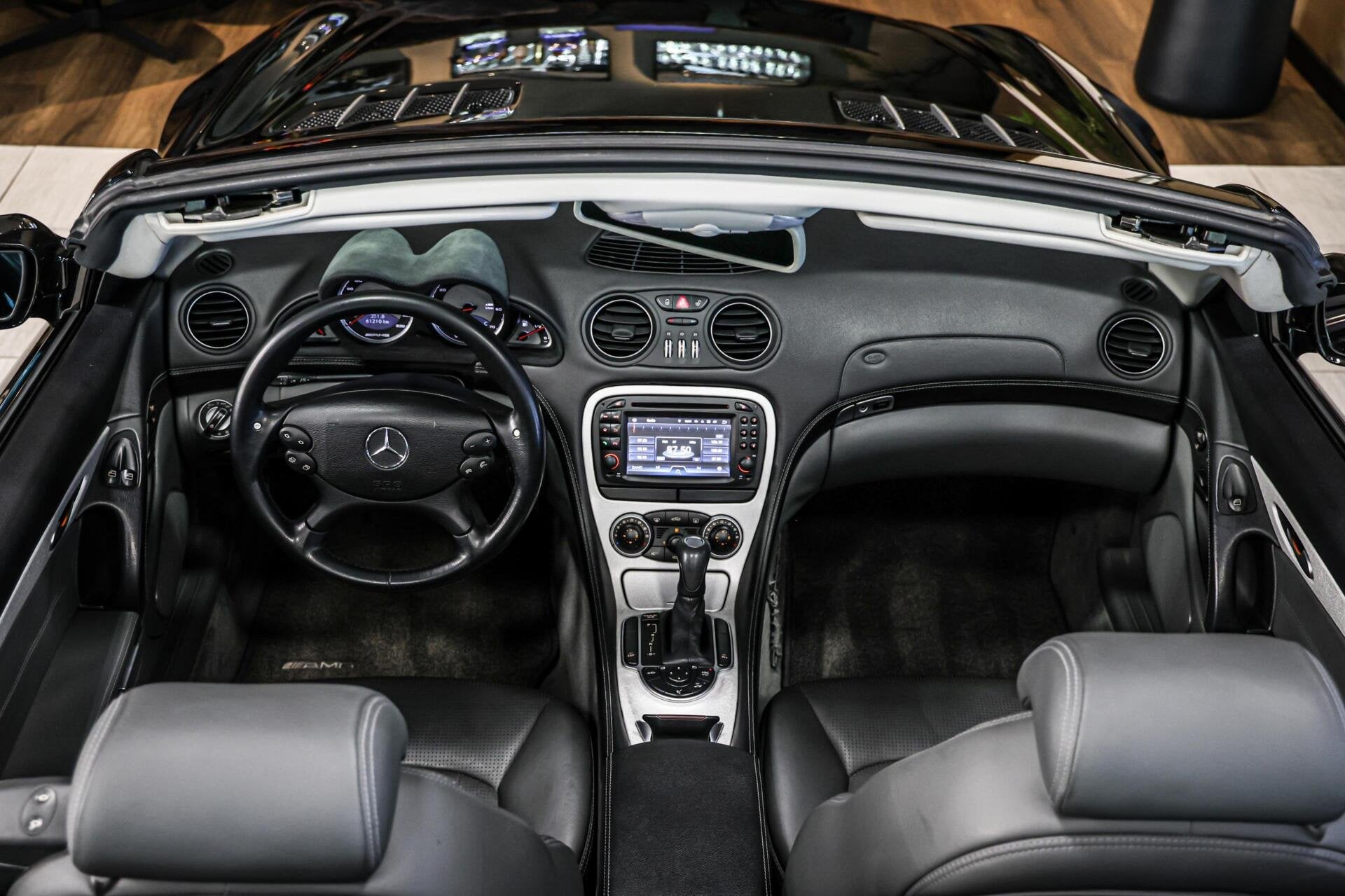 Mercedes SL-klasse AMG 55|Ventilatie|Keyless|ABC vering, Auto's, Automaat, Achterwielaandrijving, Gebruikt, Zwart