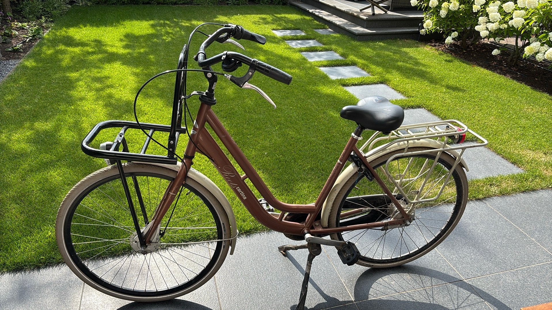 Cortina Roots damesfiets 28 inch, Ophalen, Gebruikt, Staal, Overige typen