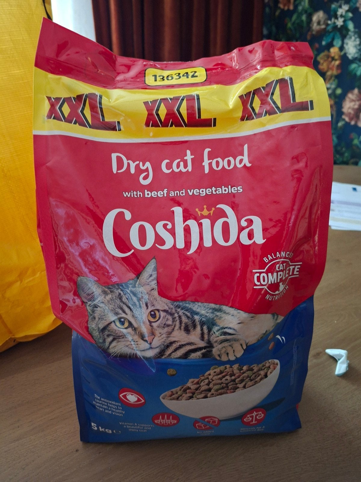 Zakken Coshida XXL 5kg droogvoer kat; Lidl, Ophalen, Kat